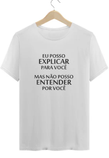 Camiseta Explicar Entender