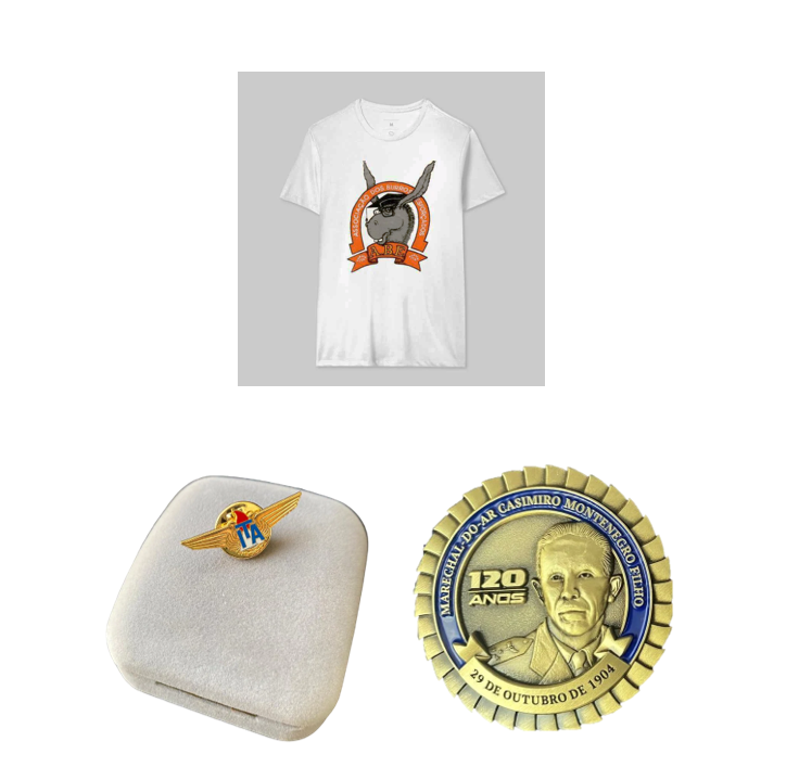 Combo ITA: Broche + Moeda + Camiseta ABE com 20% OFF