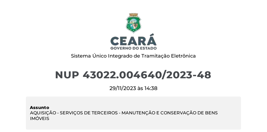 Estudo Técnico Preliminar - ITA Ceará
