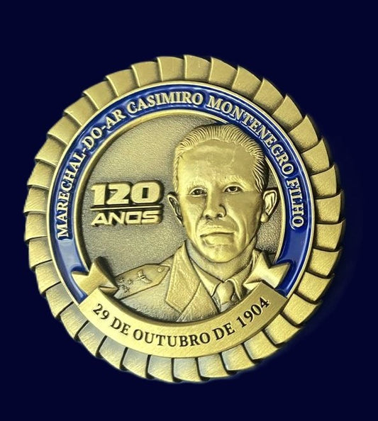 Moeda comemorativa - 120 anos do Marechal Casimiro